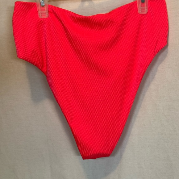 AA-466 Aerie NWT High Cut Cheeky Pink Summer Swim Bikini Bottoms Size L - Picture 4 of 12